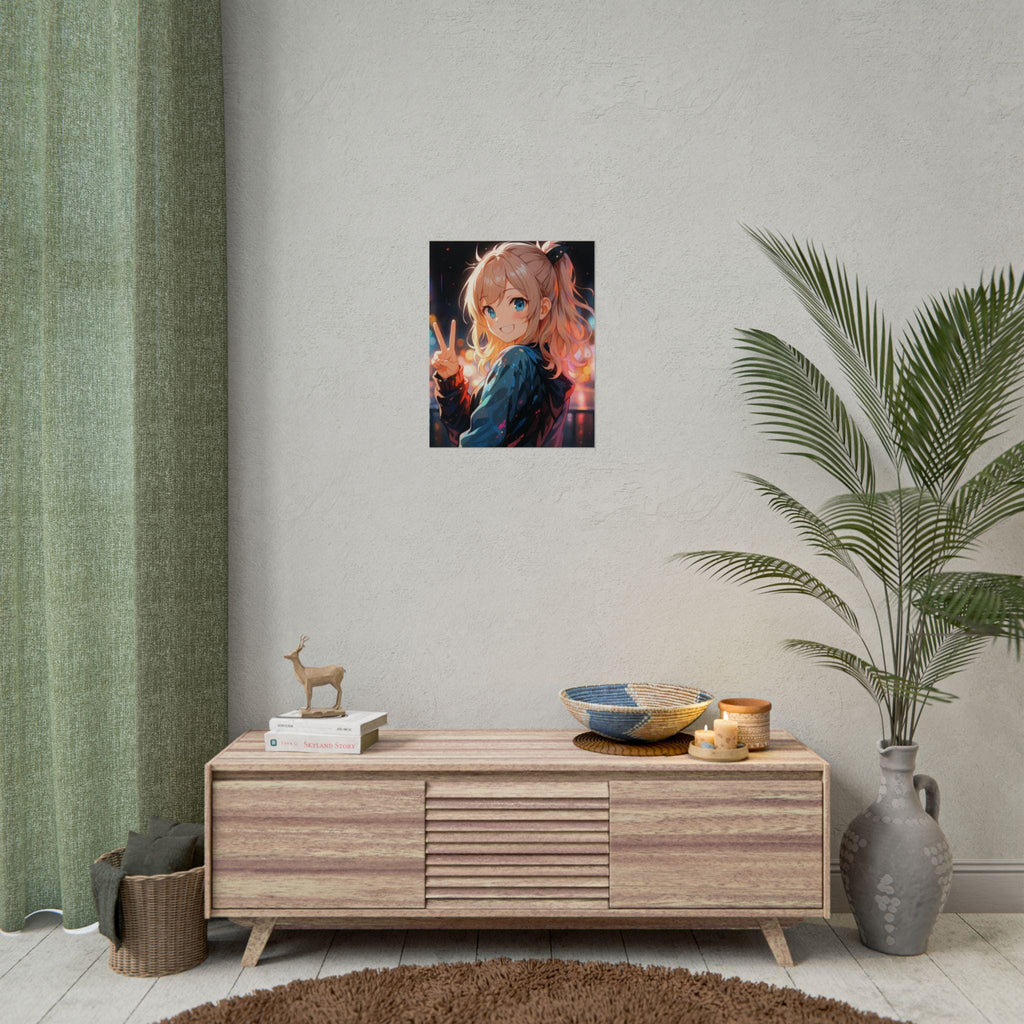 Anime Art Poster: Giclée Print, Vibrant Home Decor