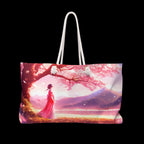 Cherry Blossom Kimono Girl Tote Bag – Anime Japan Aesthetic