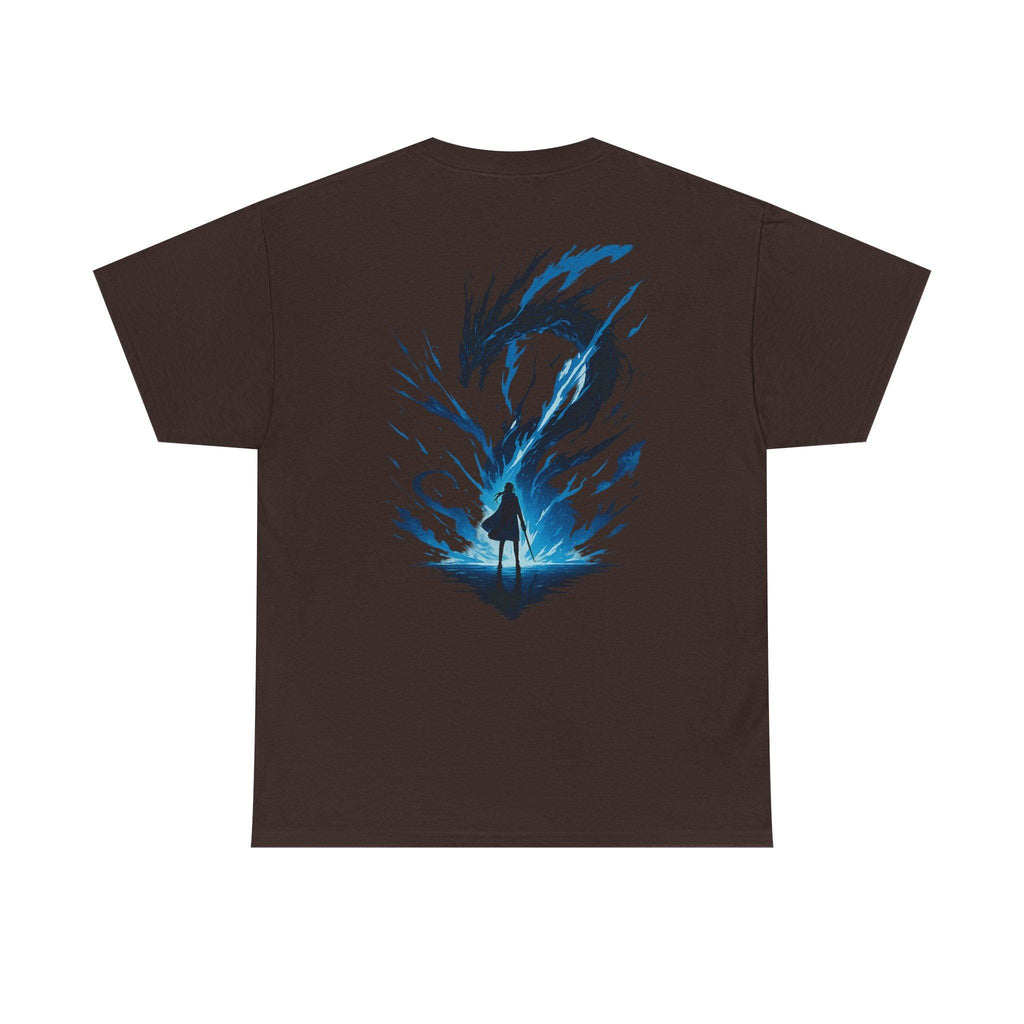 Epic Anime Dragon Graphic Tee: Unisex Heavy Cotton T-Shirt