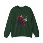 Dark Elf Archer Anime Sweatshirt, Graphite Heather Pullover | Epic Anime Apparel Original
