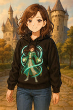 Castle Mage Anime Sweatshirt Magical Wizard Aesthetic Hoodie Gift for Fantasy Lovers Gamers Witchcore Streetwear Cosplay