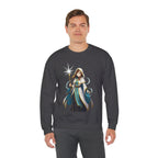 Anime Sorceress Sweatshirt Magic Girl Streetwear Medieval Fantasy Gift for Gamers and Anime Lovers