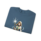 Anime Sorceress Sweatshirt Magic Girl Streetwear Medieval Fantasy Gift for Gamers and Anime Lovers