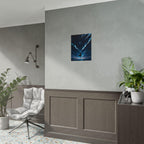 Epic Anime Poster Warrior Summoning Dragon with Lightning in Night Sky