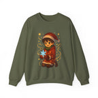 Anime Christmas Boy Sweatshirt Cute Holiday Gift Cozy Winter Apparel for Anime Fans and Gamers