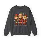 Anime Christmas Elf Sweatshirt Cute Holiday Gift Cozy Winter Apparel for Anime Fans and Gamers