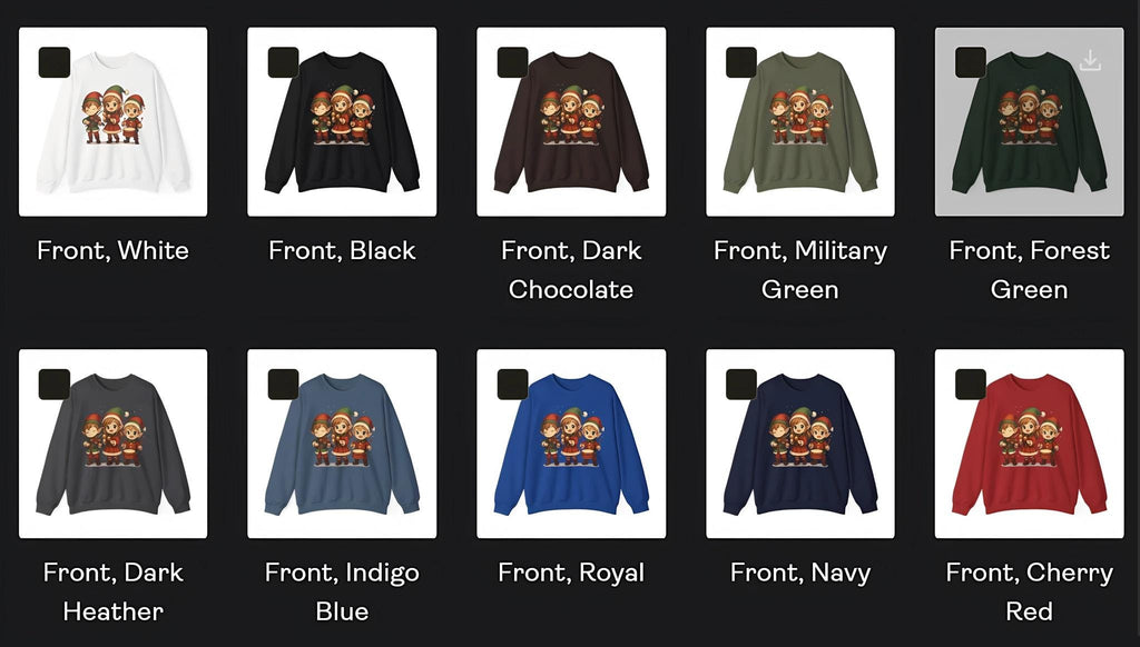 Anime Christmas Elf Sweatshirt Cute Holiday Gift Cozy Winter Apparel for Anime Fans and Gamers