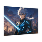 Cyberpunk Anime Wall Art: Futuristic Gamer Wall Art