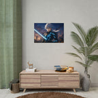 Cyberpunk Anime Wall Art: Futuristic Gamer Wall Art