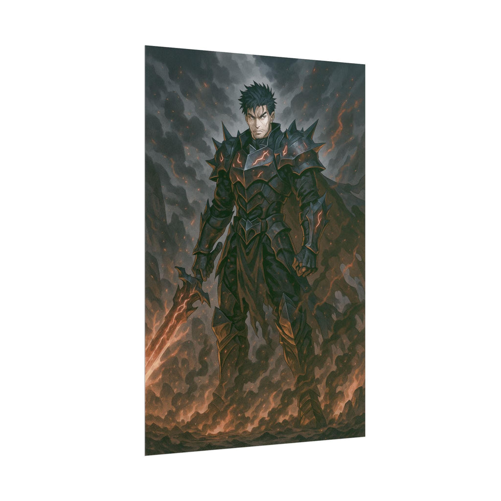 Epic Anime Fantasy Art Poster: Gamer Room Decor