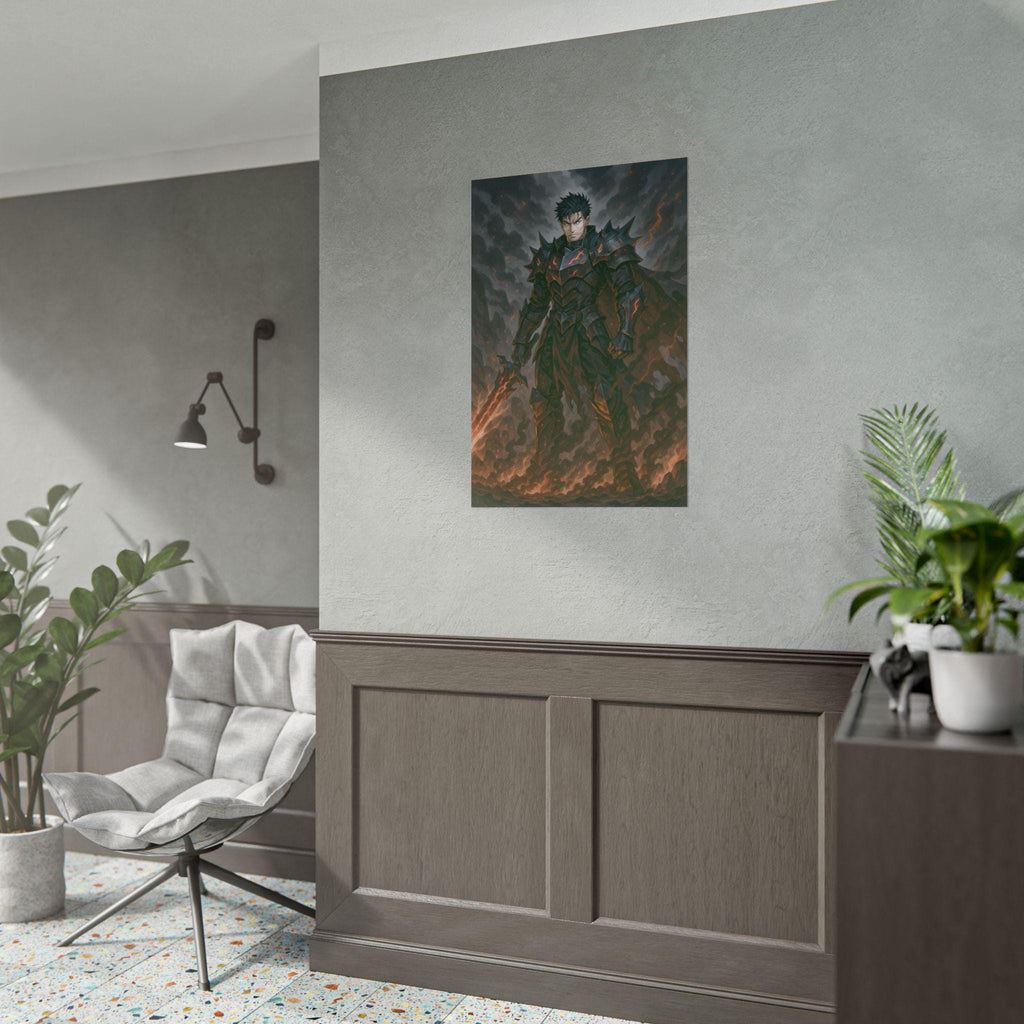 Epic Anime Fantasy Art Poster: Gamer Room Decor