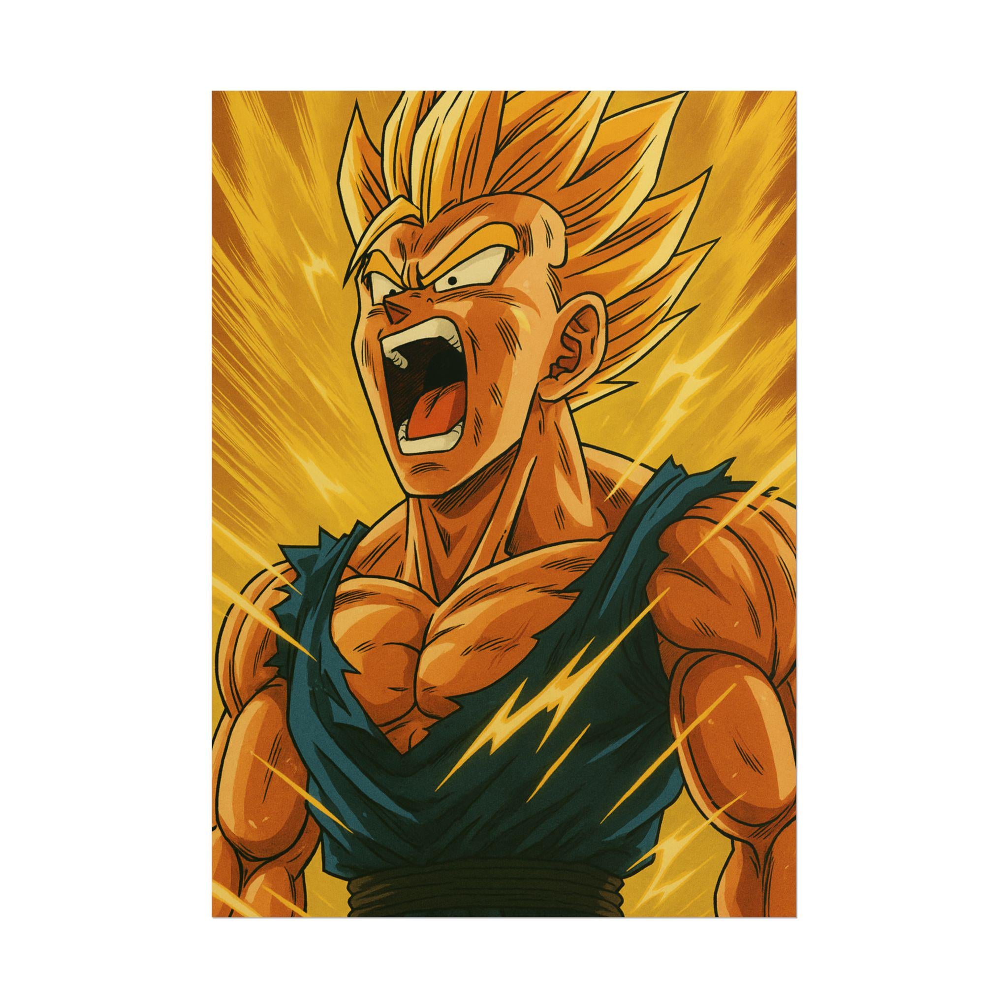 Vibrant Anime Character Poster: Giclee Print Wall Art