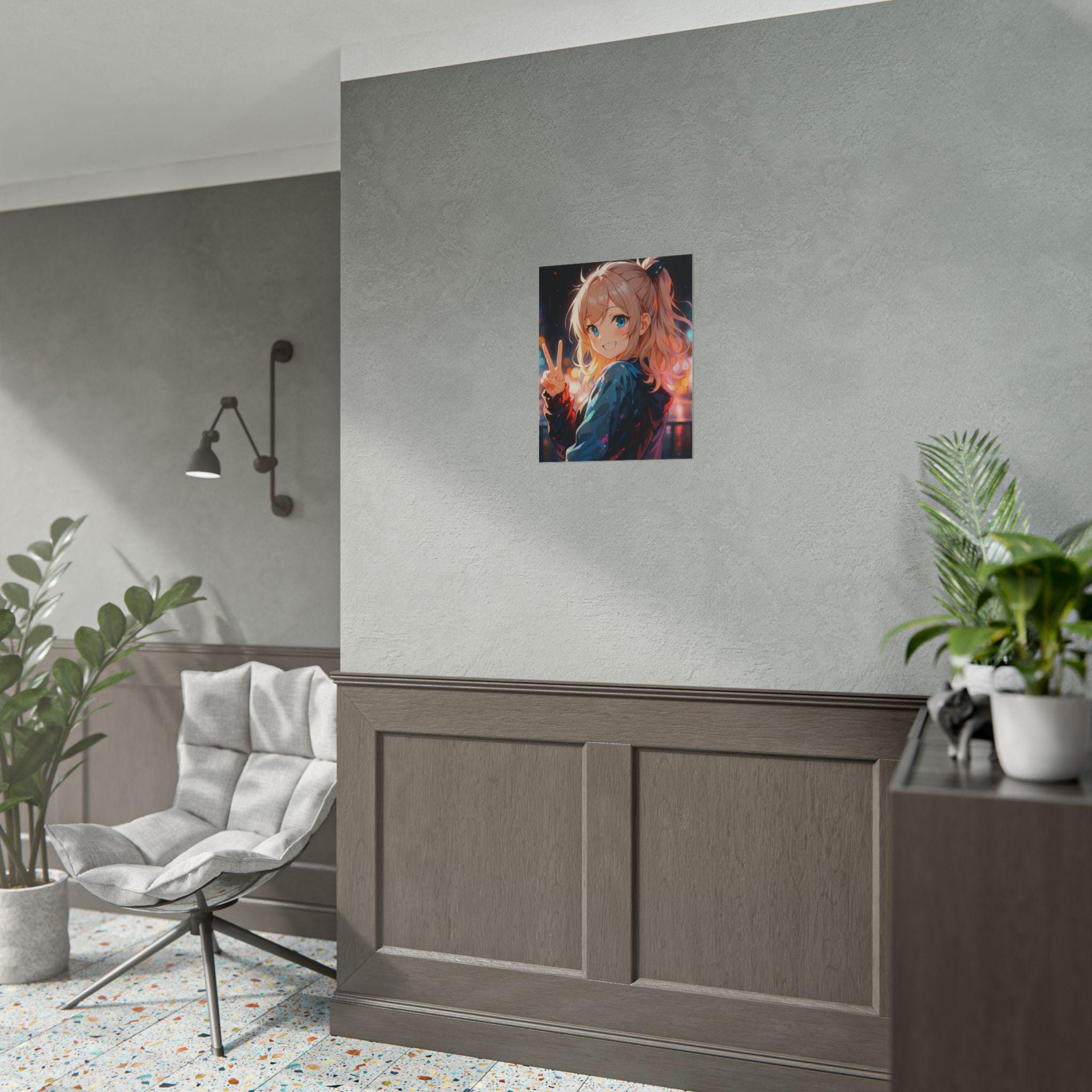 Anime Art Poster: Giclée Print, Vibrant Home Decor