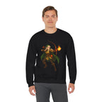 Elf Archer Anime Sweatshirt Sand Color Unisex Pullover Japanese Fantasy Ranger Gift