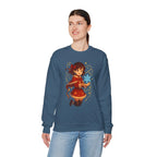 Anime Christmas Girl Sweatshirt Cute Holiday Gift Cozy Winter Apparel for Anime Fans and Collectors
