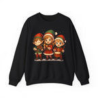 Anime Christmas Elf Sweatshirt Cute Holiday Gift Cozy Winter Apparel for Anime Fans and Gamers
