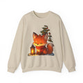 Cozy Fox Lantern Sweatshirt Cute Anime Christmas Sweater Winter Gift for Animal Lovers and Cozy Aesthetic Fans