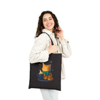 Cozy Cat Cocoa Tote Bag Cute Kawaii Cat Lover Gift Anime Coffee Shopper Eco Bag Warm Aesthetic Art Epic Anime Apparel