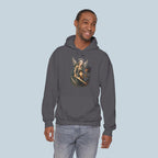 Guardian Angel Hoodie Anime Style, Protective Angel and Child Artwork Spiritual Gift Hoodie for Anime Fans and Collectors