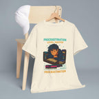 Procrastination Level: Master Shirt, Funny Anime Gamer Tee for Students, Study Humor T-Shirt, Procrastinator Graphic Tee, Epic Anime Apparel