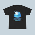 Emotionally Respawning Shirt Cute Gamer Mental Health Tee for Anxious Minds Anime Sad Ghost T Shirt Cozy Gamer Gift