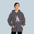 Elowyn Starlight Hoodie Anime Sorceress Hoodie Pastel Fantasy Pullover Magic Staff Gift for Anime Fans and Gamers