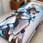 Futuristic Velveteen Plush Blanket - Cozy Cyberpunk Decor, Soft Throw for Gaming Room, Unique Gift for Tech Lovers, Ideal for Winter [...]