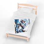 Futuristic Velveteen Plush Blanket - Cozy Cyberpunk Decor, Soft Throw for Gaming Room, Unique Gift for Tech Lovers, Ideal for Winter [...]