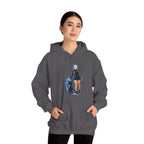 Cyber Cat Girl Hoodie Neon Anime Streetwear Cute Futuristic Techwear Hoodie Gift for Anime Fans and Gamers