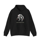 Jackal Ambush Hunter Hoodie Sci-Fi Cyberpunk Robot Sweatshirt for Gamers Futuristic Mech Streetwear Gift for Anime and Tech Fans