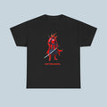 Hattori Akuma Samurai Anime T-Shirt Red Warrior Streetwear Techwear Gift for Anime Fans and Gamers
