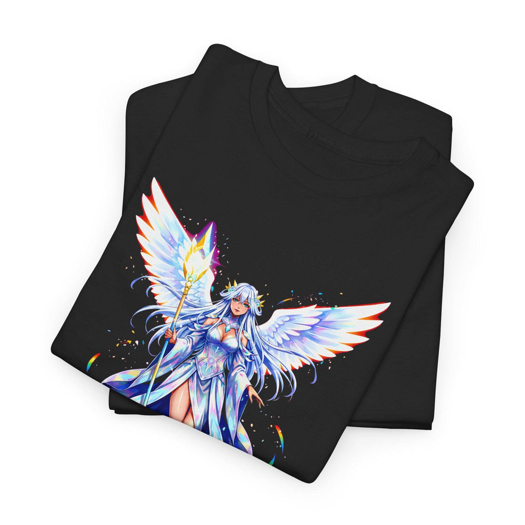 Anime Angel T-Shirt Lyria Solara Celestial Wings Shirt Magical Girl Gift for Anime Lovers and Fantasy Fans