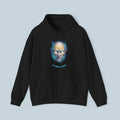 Ethereal Spirit Hoodie Anime Glow Face Pullover Gift for Gamers and Fantasy Fans Streetwear Mystic Aura