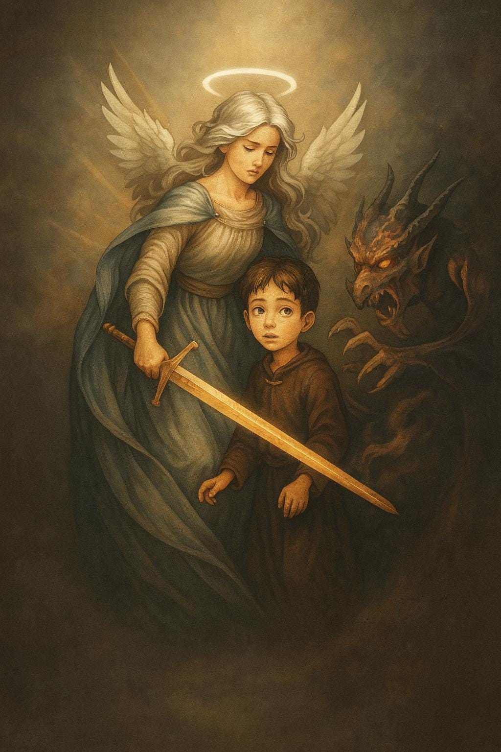 Sherpa Blanket, Guardian Angel Comfort Throw, Religious Soft Fleece Wrap, Faithful Cozy Bedding, Christian Spiritual Gift, Prayer Blanket