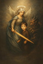 Sherpa Blanket, Guardian Angel Comfort Throw, Religious Soft Fleece Wrap, Faithful Cozy Bedding, Christian Spiritual Gift, Prayer Blanket