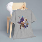 Paladin Cleric Mage Barbarian T-Shirt Fantasy RPG Party Anime Gamer Gift for D&D Fans and Dungeon Masters