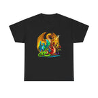 Dragon Hydra Griffin Basilisk T-Shirt Fantasy Monster Battle Shirt for RPG Gamers and Mythical Creature Fans