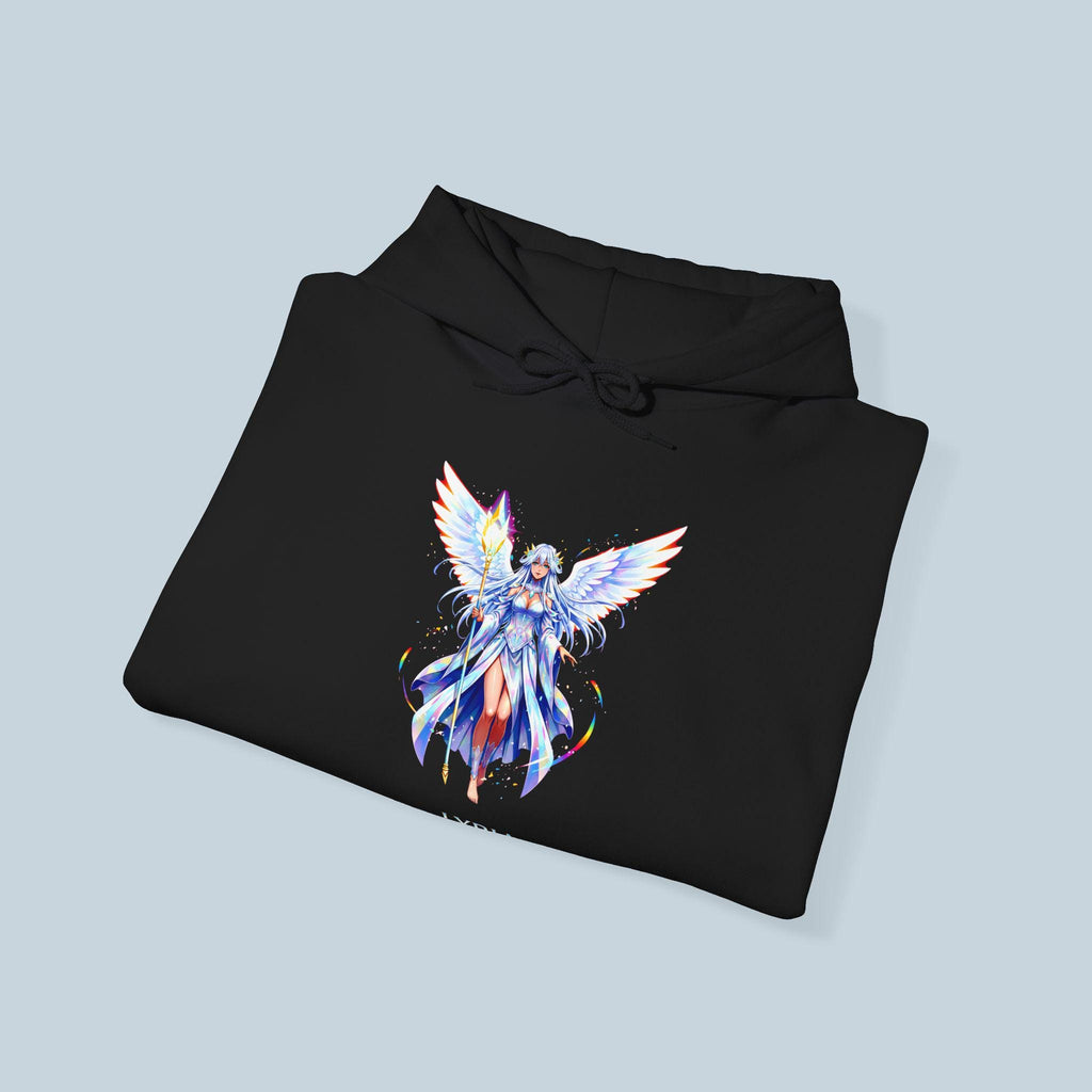 Lyra Solara Anime Hoodie | Fantasy Angel Hoodie | Celestial Guardian Streetwear | Anime Gift for Fans  and Collectors | Epic Anime Apparel