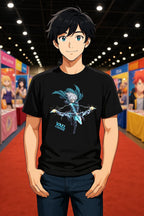 Vael Iceborne Anime T-Shirt, Frost Archer | Fantasy Ice Warrior Apparel | Anime Streetwear | Gift for Gamers Anime Fans | Epic Anime Apparel
