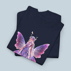 Fairy Queen Anime Shirt Lunara Dawnwyn T-Shirt Magical Butterfly Wings Fantasy Gift for Anime Lovers and Dreamers