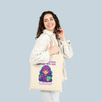 Sad Anime Girl Tote Bag Aesthetic Japanese Art Style Emotional Support Boba Gift Cute Kawaii Streetwear Accessory