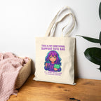 Sad Anime Girl Tote Bag Aesthetic Japanese Art Style Emotional Support Boba Gift Cute Kawaii Streetwear Accessory