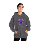 Dark Lightning Anime Hoodie, Drayk Nexolt Sweatshirt | Neon Purple Anime Streetwear | Electric Energy Hoodie | Anime | Epic Anime Apparel