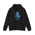 Ice Anime Girl Hoodie, Lyra Frostveil | Winter Warrior Design | Magical Ice Powers | Epic Anime Apparel