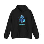 Ice Anime Girl Hoodie, Lyra Frostveil | Winter Warrior Design | Magical Ice Powers | Epic Anime Apparel