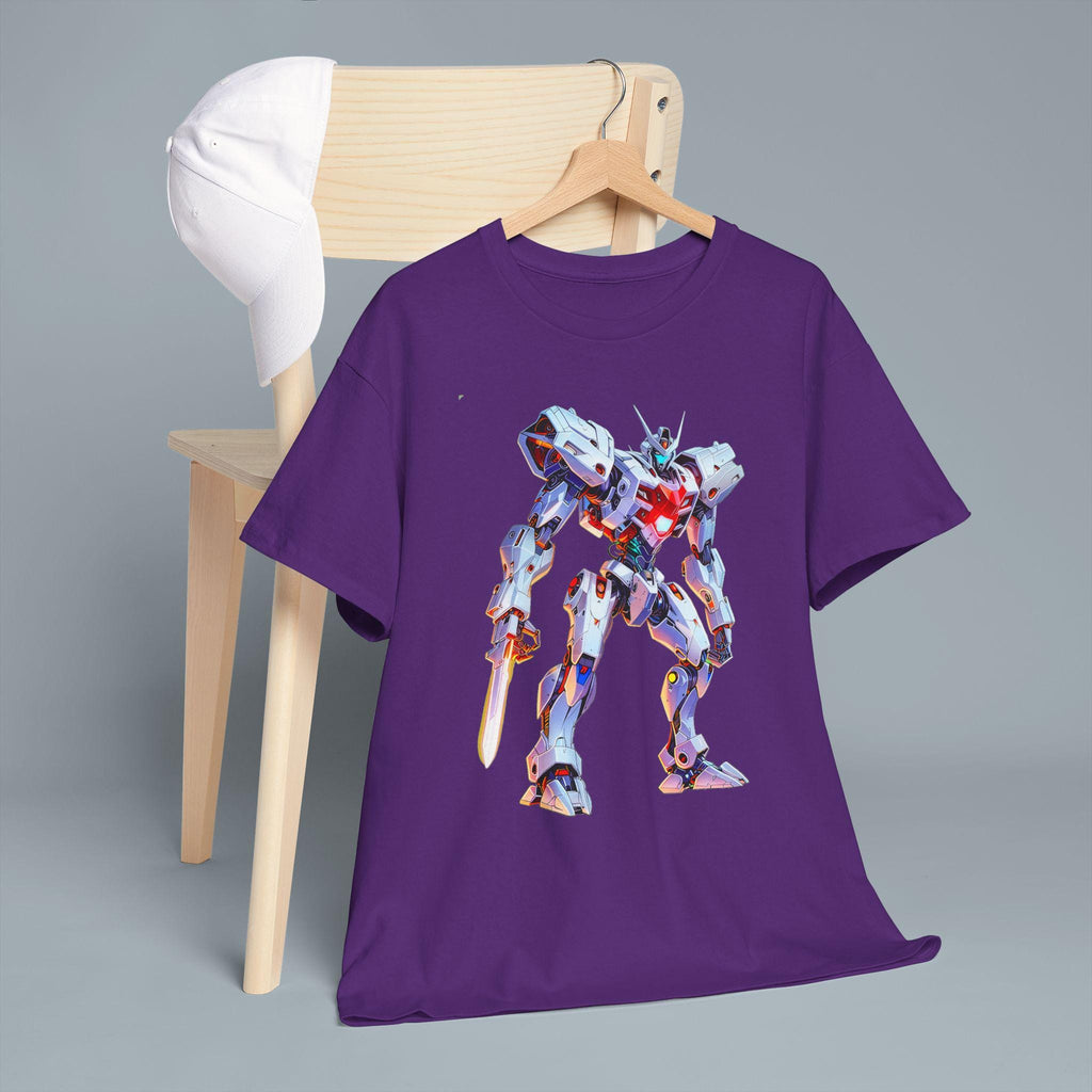 Retro Mech Anime T Shirt Robot Warrior Tee 80s Mecha Style Graphic Gift for Anime Fans and Gamers