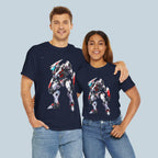 Modern Mech Anime T Shirt Futuristic Robot Warrior Tee Sci Fi Mecha Graphic Gift for Anime Fans and Gamers