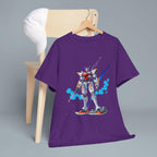 Anime Mech Hero T Shirt Futuristic Robot Warrior Tee 2000s Mecha Graphic Gift for Anime Fans and Gamers