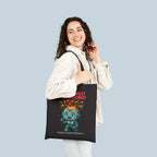 Emotionally Overclocked Tote Bag | Funny Robot Overload Canvas Tote | Cute Nerdy Gift for Gamers, Coders, Engineers, and Anime Fans