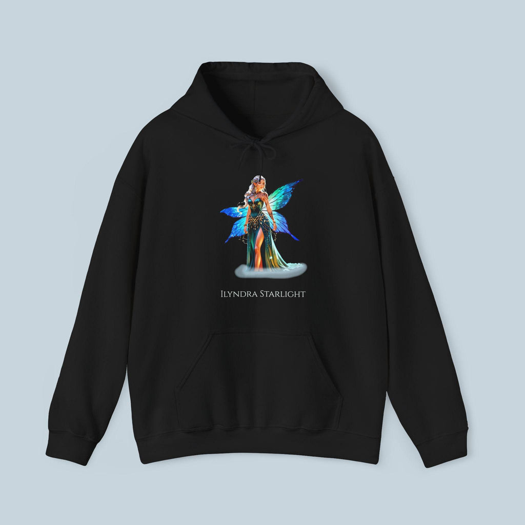 Fantasy Fairy Hoodie Ilyndra Starlight Anime Sweatshirt Wings Magic Spirit Gift for Fairycore Lovers and Gamers